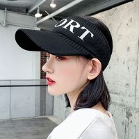 帽子女夏季新款男女士速干棒球帽户外防晒遮阳帽可折叠网眼鸭舌帽 空顶款-SPORT黑色 均码