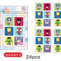 夏季神器驱蚊贴驱蚊神器韩版婴儿学生用植物精油户外必备防蚊扣 超级英雄 [24贴]不够用