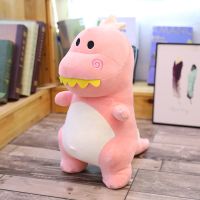 可爱小恐龙公仔霸王龙玩偶娃娃睡觉抱枕毛绒玩具儿童男生日礼物女 恐龙宝宝[粉色] 20厘米[迷你号 送香包]