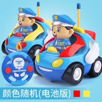 哆啦a梦遥控车玩具 男孩充电电动遥控汽车儿童玩具车宝宝遥控赛车 警察[电池款]颜色随机 自备电池