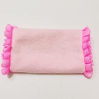 芭比娃娃玩具沙发床抱枕双人床大床配饰包包女孩过家家玩具套装裙 单独粉色被子 再送2件衣服