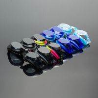 泳镜男女高清防水防雾游泳眼镜装备泳帽鼻夹耳塞套装男近视潜水镜 单镜备注颜色(默认黑色) 平光无度数