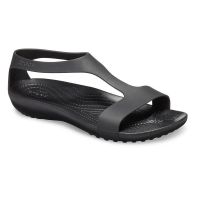 新款Crocs卡骆驰沙滩户外防滑女式瑟琳娜女士防水凉鞋205469 黑色 W5