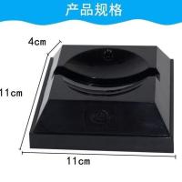 篮球足球 球托支架托底座排球 球迷收藏室内装饰摆放球台六角球托 方形LOGO黑 通用球托数量1个