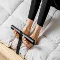 床上仰卧起坐器健腹器便携家用门上腹肌训练减肚子瘦腿健身练腹肌 仰卧起坐器 门上/床上两用