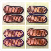 夏季薄款防滑地板袜子成人袜套早教袜男女儿童专业蹦床袜短筒袜套 黑色/藏青/深紫/咖啡 小号1-4岁13-16cm