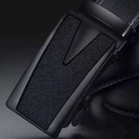 [买二送带身]皮带扣头自动扣合金男士皮带扣头裤腰带头皮带配件 优雅磨砂黑.