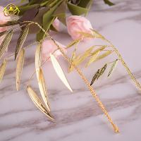 观音菩萨柳枝净瓶法器佛像法器观音手里拿的法器杨柳玉净瓶配件 小号金色柳枝 适合10-12寸佛像