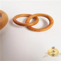 道教用品 枣木阴阳环 枣木把件阴阳环 阴阳圈镯 七星环道教文创 小号内径3.5厘米