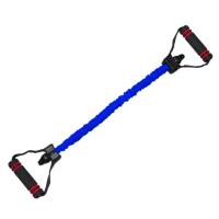 弹力绳健身力量训练多功能拉力器家用健身器材弹力带健身拉力绳 进口1条乳胶豪华拉力器(蓝)
