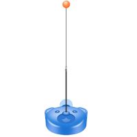 2021新升级乒乓球训练器自练乒乓球家用儿童成人乒乓练习视力神器 全家款【1杆+3球+小熊底座】无球拍