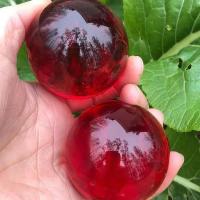 天然二代血珀手球中老年人健康球按摩练手玩保健手健身球手球手握 手球一对送收纳袋 不含锦盒