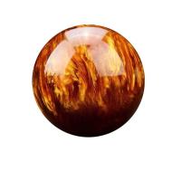 金丝海柳手球中老年健身按摩保健球蜜蜡蓝珀文玩手摆件牛角手球 任意一个单个