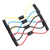 弹力绳健身男弹力带胸肌训练器材拉力带阻力带健身器材家用拉力绳 八字型女士拉力绳(20磅)