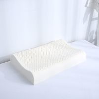 泰国天然乳胶枕头橡胶枕芯成人护颈椎枕儿童学生宿舍枕家用乳胶枕 44*27平面3/7岁 配内胆套