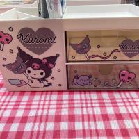 日系库洛米化妆刷收纳盒玉桂狗笔筒学生文具桌面抽屉收纳可爱少女 库洛米一个