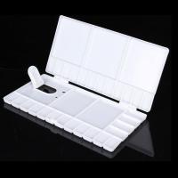 折叠式水彩塑料调色盒 颜料调色盒 调色盘 调色碟 调色板翻盖大号 RD-33调色盒