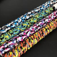 鱼竿龙骨缠把带钓竿羽毛球拍吸汗带手把套防滑绑竿带钓鱼用品户外 1.1米迷彩5条混装