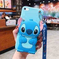 零钱包苹果6/7/8plus手机壳iPhone11可爱卡通xsmax女款XR全包软壳 [送斜跨绳]零钱包 蓝 史迪仔 苹