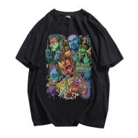 Travis scott Asap rocky 青少年男生HIPHOP说唱嘻哈高街短袖T恤 01款 S