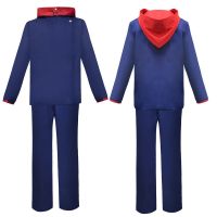 咒术回战c0s服钉崎野蔷薇全套衣服五条悟伏黑惠虎杖悠仁两面宿摊 虎杖悠仁蓝色款 S