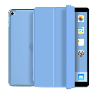 ipadair4保护套透明2020款pad8壳10.2软边硬壳10.5轻薄mini5硬底 冲浪蓝+DIY贴纸 Pro(1