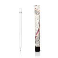 苹果Apple pencil保护套一代笔袋二代防丢便携收纳iPad手写笔笔套 白地图 Apple pencil一代[笔套