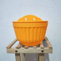 挂式花盆悬挂吊兰吊篮塑料盆挂壁室内墙壁花盆壁挂创意欧式花盆 单个装(单挂不好看) 中号