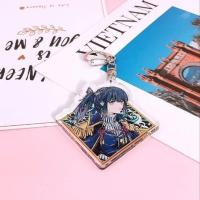 动漫亚克力钥匙扣鬼灭之刃灶门炭治郎祢豆子双面夹层挂件厂家批发 1 高约6CM