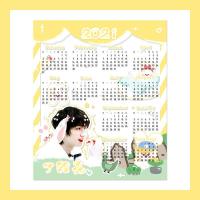 TNT时代少年团周边2021年历卡日历卡透卡宋亚轩刘耀文马嘉祺同款 丁程鑫2021年历卡(PVC材质)