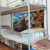 火影忍者背景布漩涡鸣人周边挂布宿舍佐助同款卡卡西床头墙布挂毯 火影忍者34号 98x68厘米(不送灯)