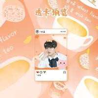 时代少年团丁程鑫扇子手幅飞机票小卡片透卡TNT同款应援周边送礼 丁程鑫 透卡(奶茶款)