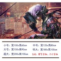 赛博朋克海报墙贴游戏朋克风大学生宿舍卧室装饰布置寝室贴画自粘 赛博1 宽100x高60cm