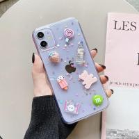 苹果11/xr滴胶iPhone12兔子8plus/OPPO手机壳女款a72软vivos9华为 草莓小熊 苹果6/6s