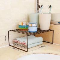 厨房调料架调味品瓶罐佐料架筷子娄置物架台面家用双层收纳架子 [铁艺]置物架 [置物架]+精致防滑脚