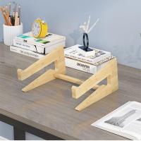 楠竹笔记本电脑支架立式增高架垫高支架散热底座颈椎桌面创意 楠竹普通款 用于12-14.7英寸