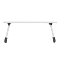 简易书桌桌腿床上笔记本电脑桌桌脚可折叠桌桌腿小桌子懒人桌配件 黑色桌腿