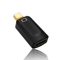 MINI DP转HDMI 迷你DisplayPort转HDMI Mini dp转HDMI高清转接头 黑色 1080P高清