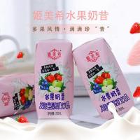 风味水果代餐奶昔12盒整箱乳酸菌发酵草莓优酸乳饮品 水果奶昔200ml/盒 散装快递箱X12盒