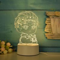 蔡徐坤生日礼物女生闺蜜创意男特别有意义小夜灯圣诞肖战易烊千玺 易烊千玺 USB 一套 不刻字送礼盒