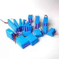 太阳能灯配件3.7V18650锂电池户外庭院灯可充电电池组7.4V锂电池 电池组订做联系客服报价