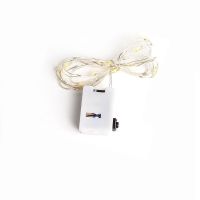 批发彩灯灯串led灯线花束礼盒灯带发光闪灯烘焙蛋糕装diy饰灯串条 1米暖白三种闪烁模式 10个