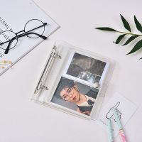 追星收纳拍立得3寸相册5寸插页式影集小卡收集车票收纳电影票收藏 白色3寸100张