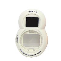 一个 拍立得自拍镜卡通镜头一次成像相机mini8 7s 9 8+ 通用 八字白色自拍镜