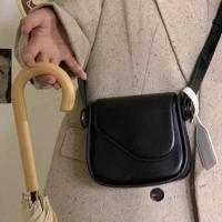 包包女2021新款潮高级感小众质感百搭洋气时尚夏季单肩斜挎腋下包 黑色加挂件 只发单吊牌