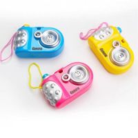 儿童照相机玩具80后经典怀旧玩具创意男小仿真观影相机幼儿园 投影照相机[颜色随机] [1个]