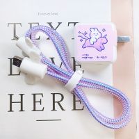 vivo iQOO Neo/NEX/X27/Pro/23数据线保护套耳机手机充电器保护线 彩虹兔(单数据保护)