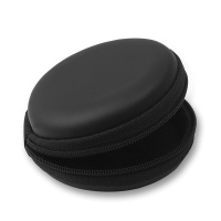 [收纳包]耳机线包 多功能手机充电器数据线整理收纳包盒迷你 防指纹版收纳包[黑色]