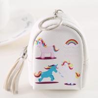 迷你背包卡通小马零钱包女耳机包可爱风硬币钥匙包小钱包时尚女包 白色