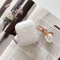 多彩贝壳纹苹果AirPods保护套Pro三代蓝牙耳机1/2简约经典软壳女 贝壳挂链(仅挂链) AirPods Pro 3